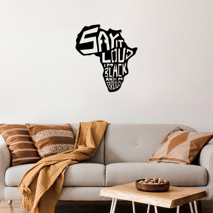 Wallity Say It Loud İ'M Black And Ground - 449 Negro Wallity Say It Loud İ'M Black And Ground - 449 Negro